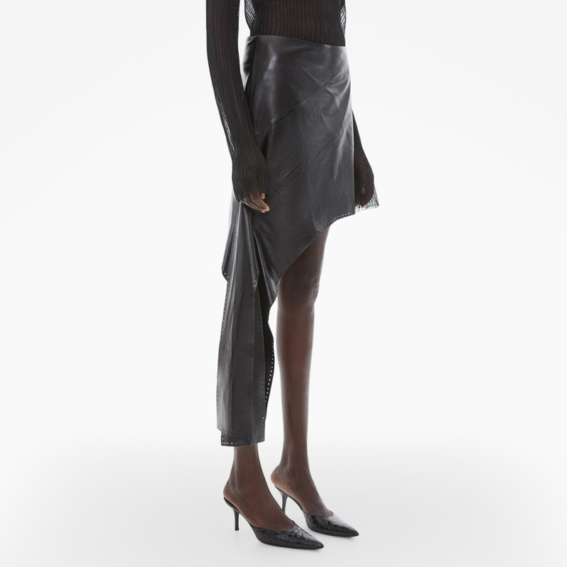 LEATHER SLASH SKIRT 5