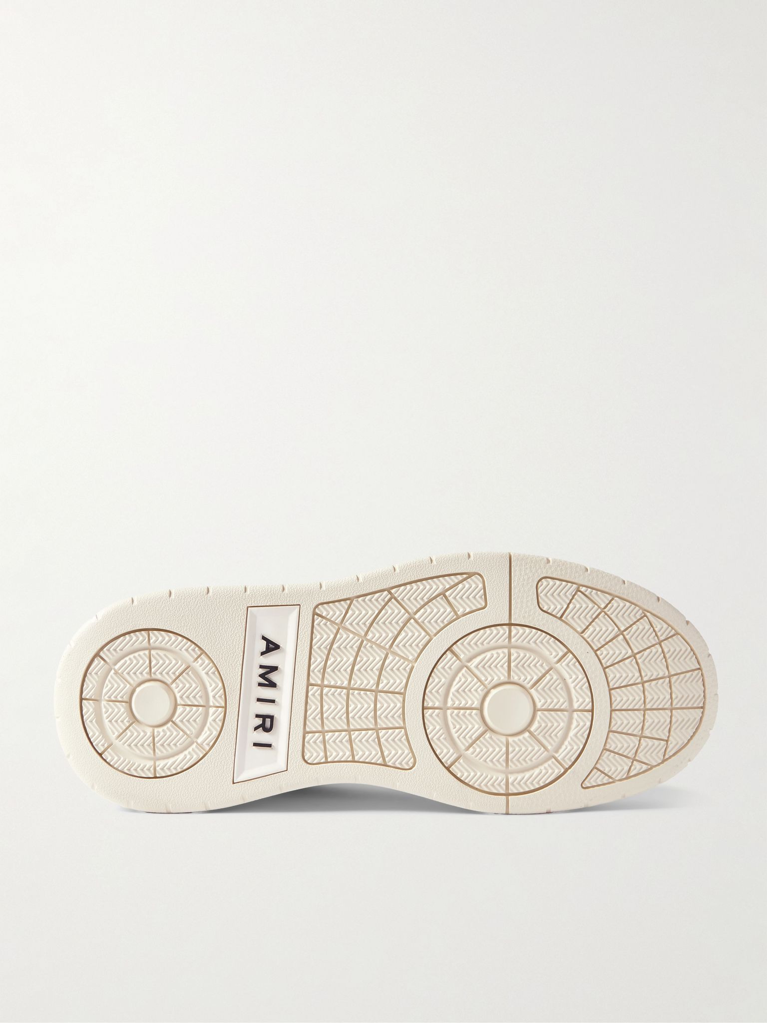 Classic Low Logo-Appliquéd Rubber-Trimmed Leather Sneakers White - 3