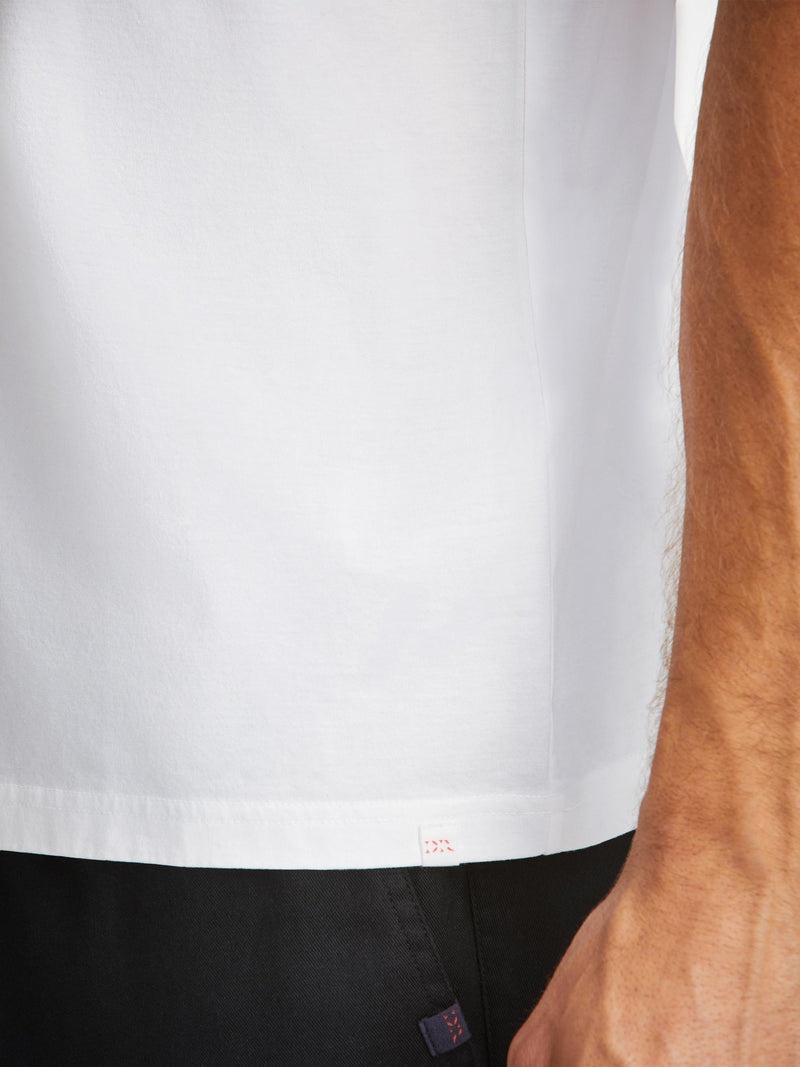 Men's T-Shirt Barny Pima Cotton White - 5