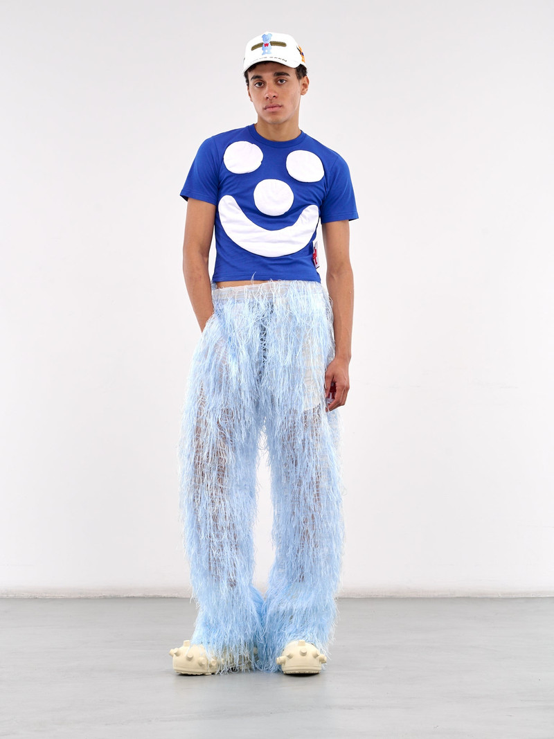 Walter Van Beirendonck Smile Graphic Cropped Slim Tee outlook