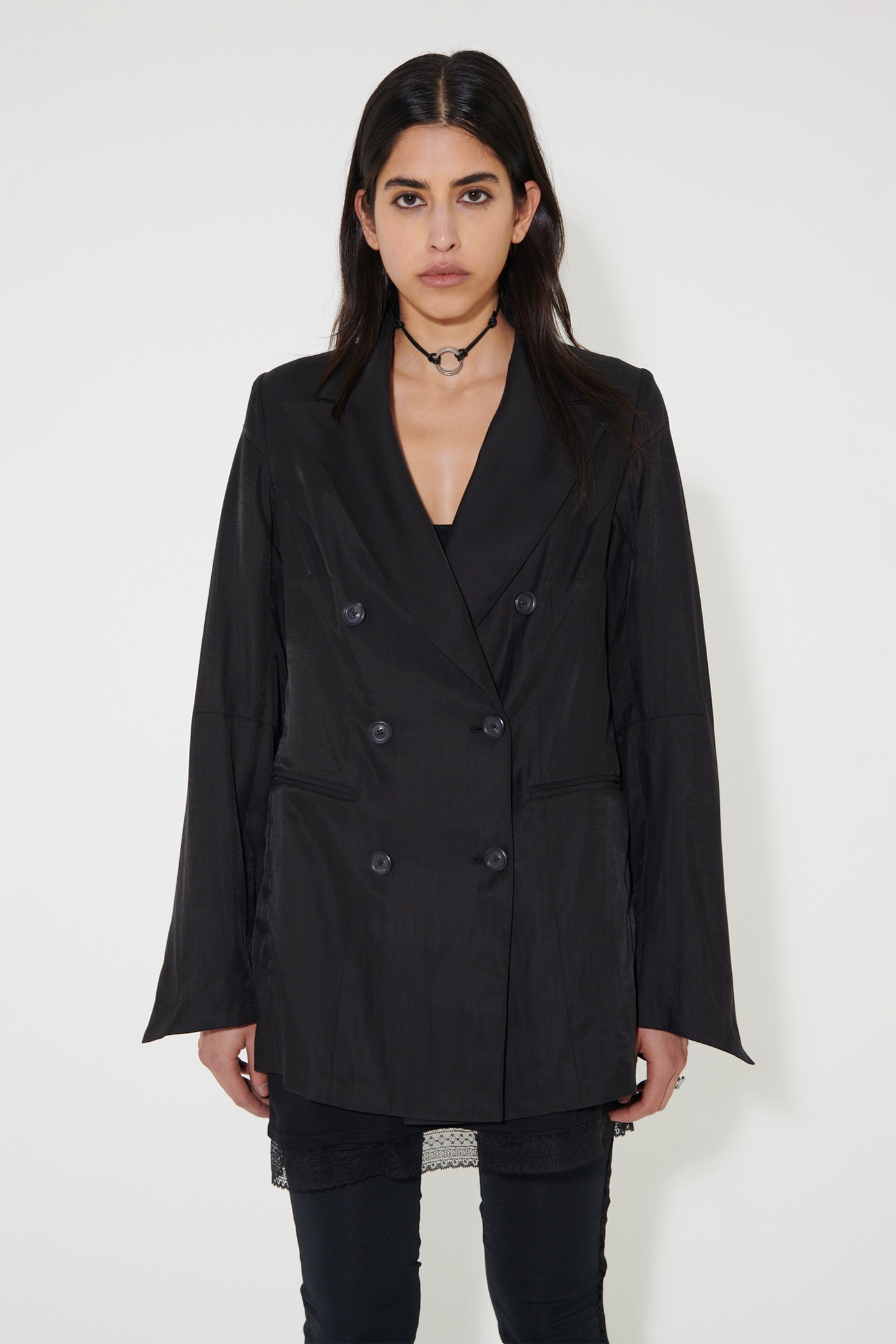 DB Flow Blazer Black Experienced Viscose - 6