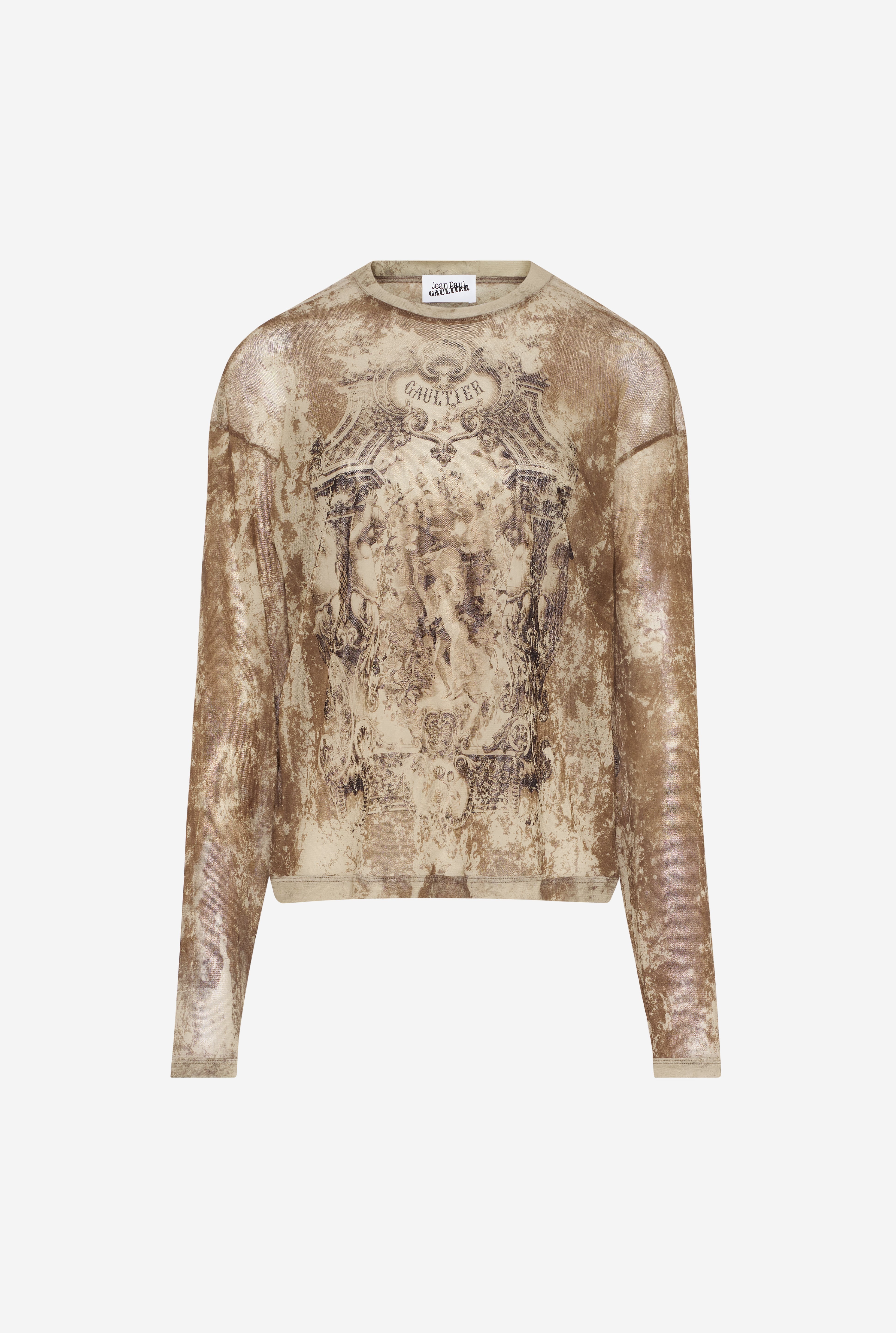 THE OVERSIZED BEIGE MÉDAILLON TOP - 8