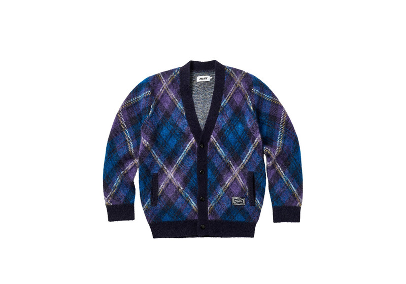 FLUFFY CARDIGAN PURPLE - 1