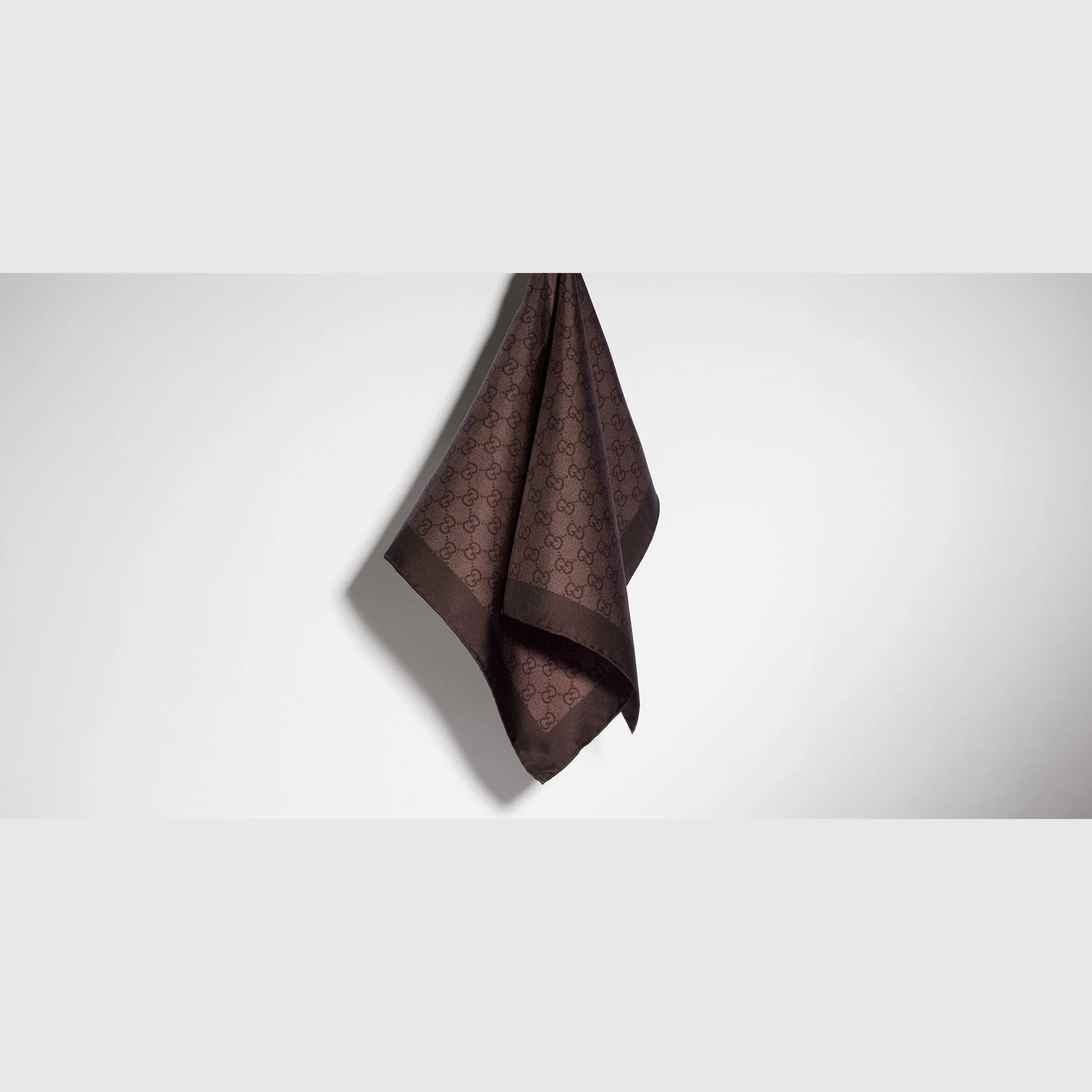 GG silk twill jacquard carré - 1