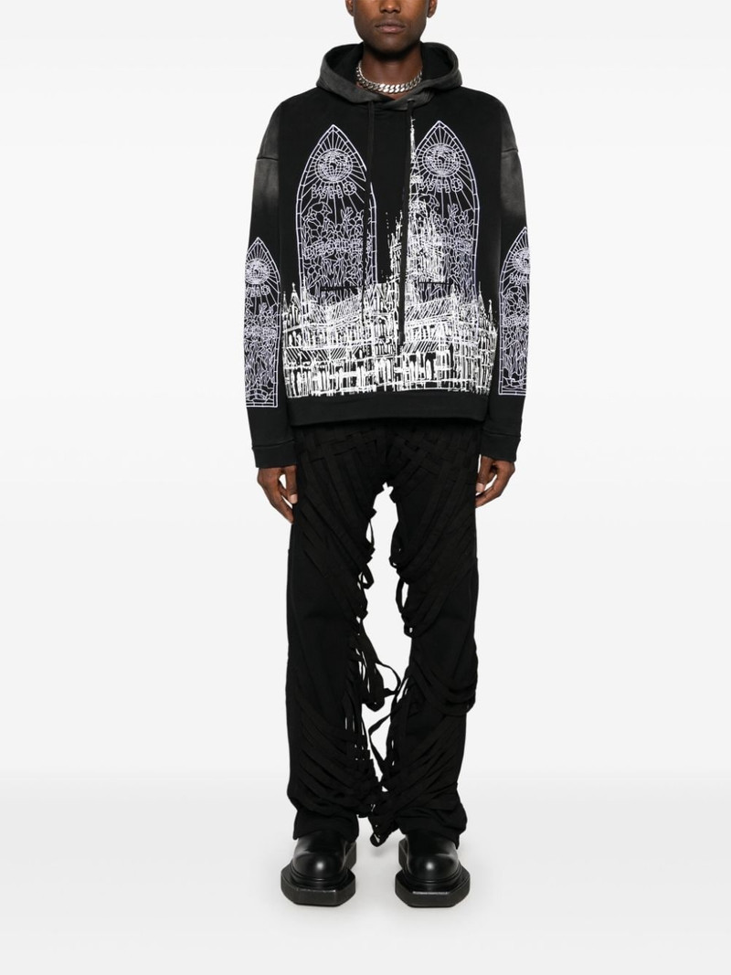 WHO DECIDES WAR Cathedral hoodie outlook