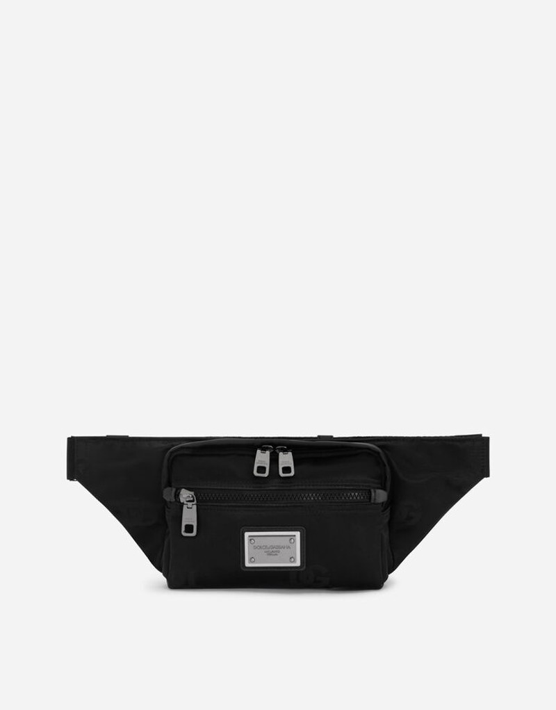 Small nylon belt bag with logo 1
