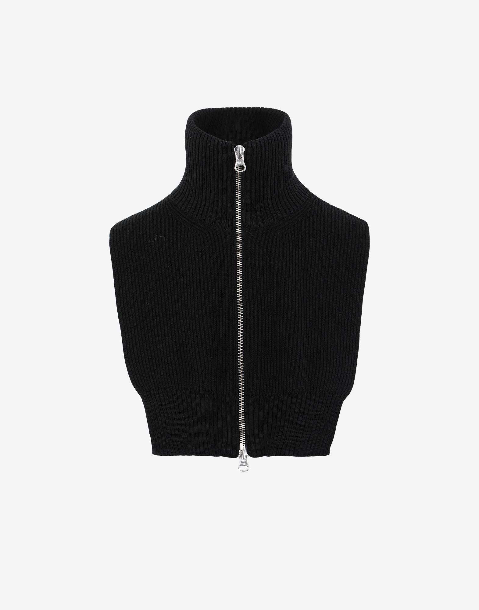 High-neck knit collar - 1