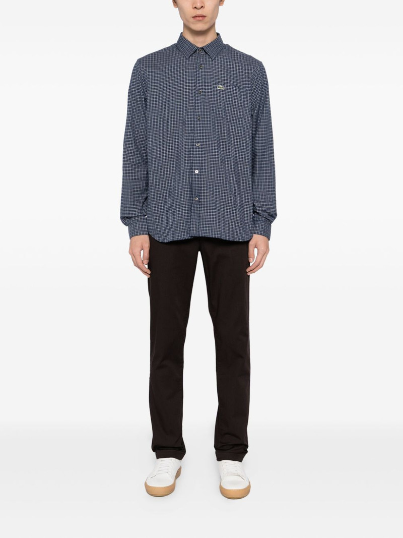 LACOSTE logo-patch trousers outlook