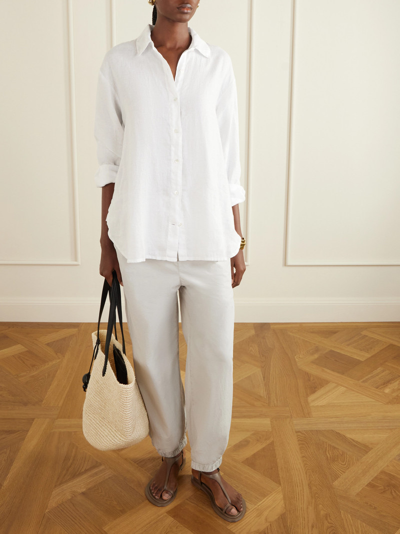JAMES PERSE Cotton-blend Poplin Tapered Pants outlook