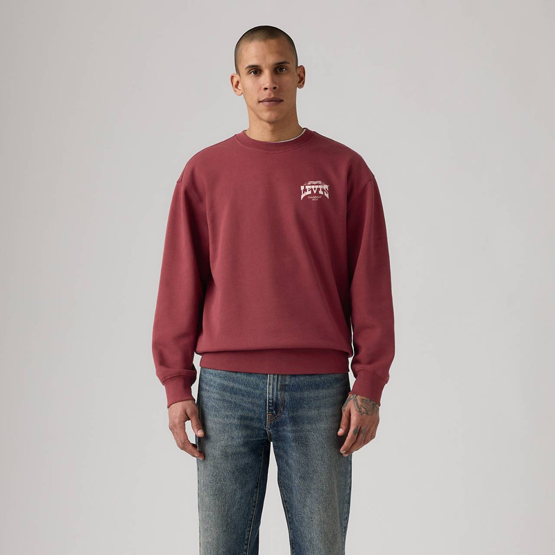 RELAXED GRAPHIC CREWNECK SWEATSHIRT 3