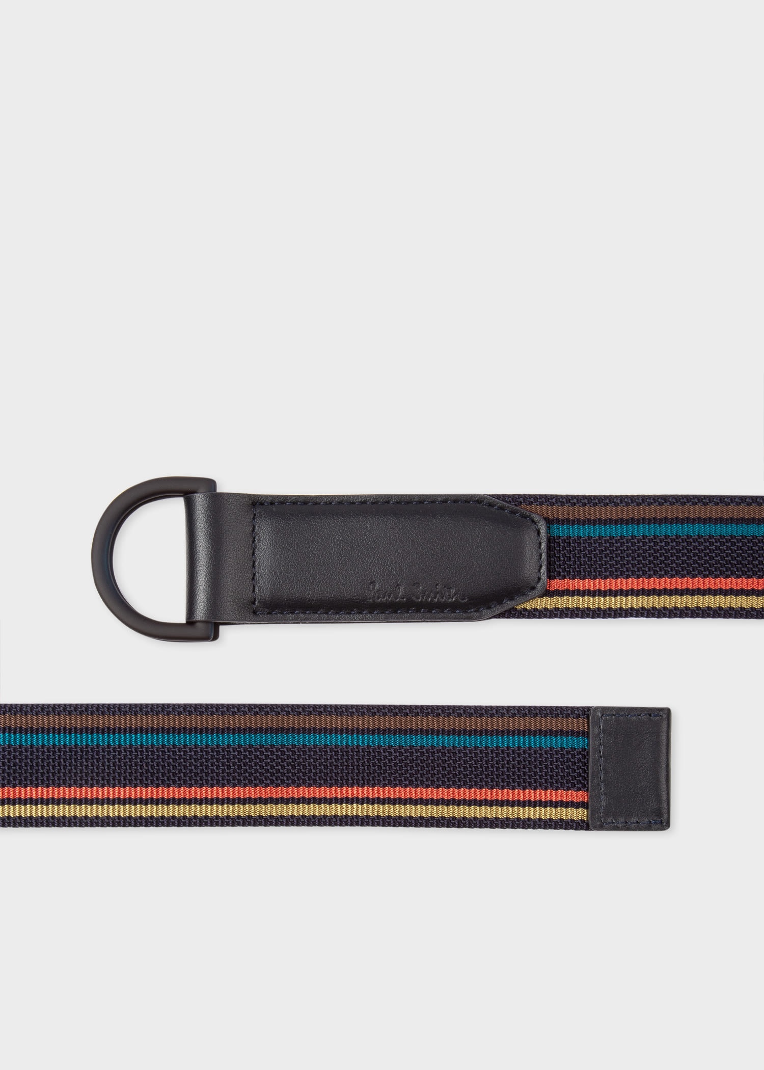 Stripe D-Ring Belt - 1