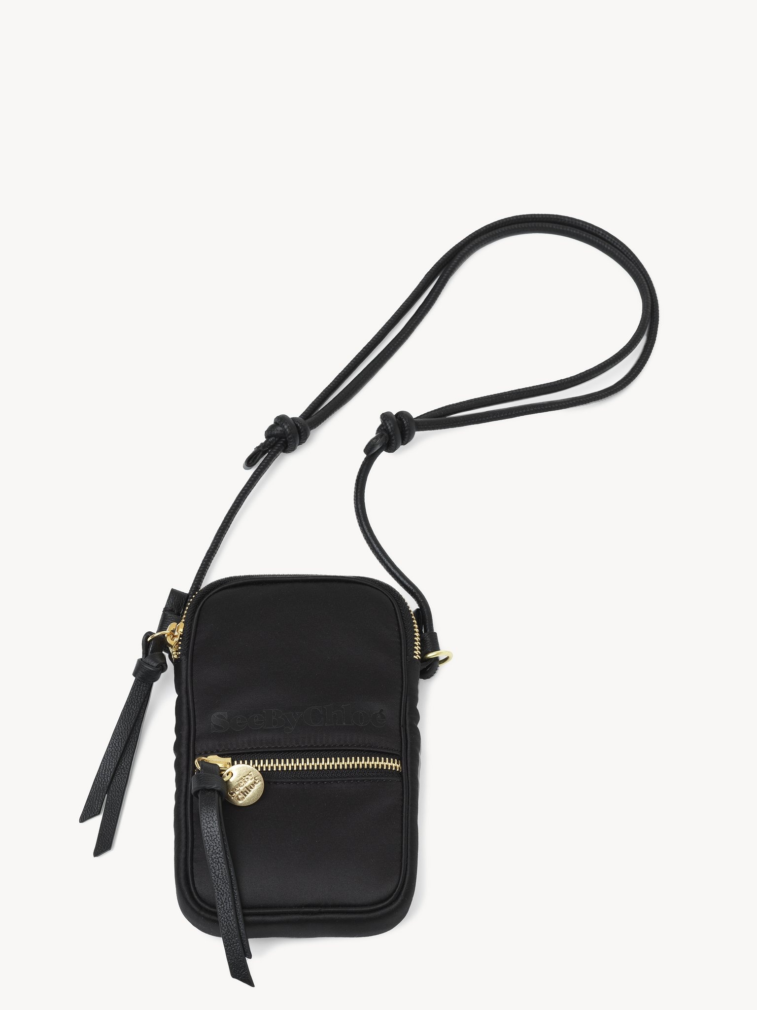 SEE BY CHLOÉ ESSENTIAL PHONE HOLDER WITH STRAP - 1