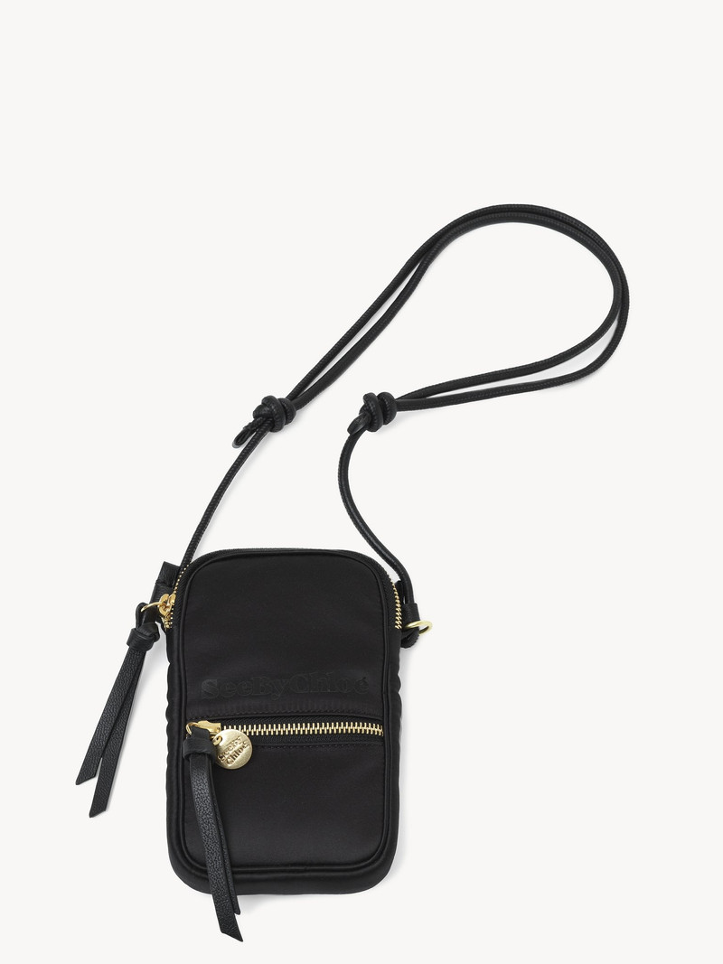 SEE BY CHLOÉ ESSENTIAL PHONE HOLDER WITH STRAP 1