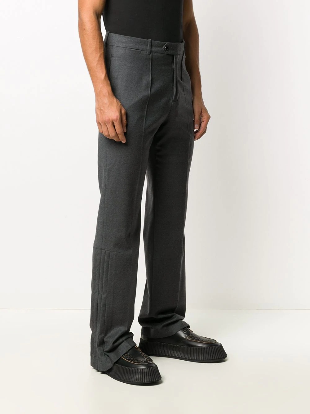 flared tailored trousers - 3