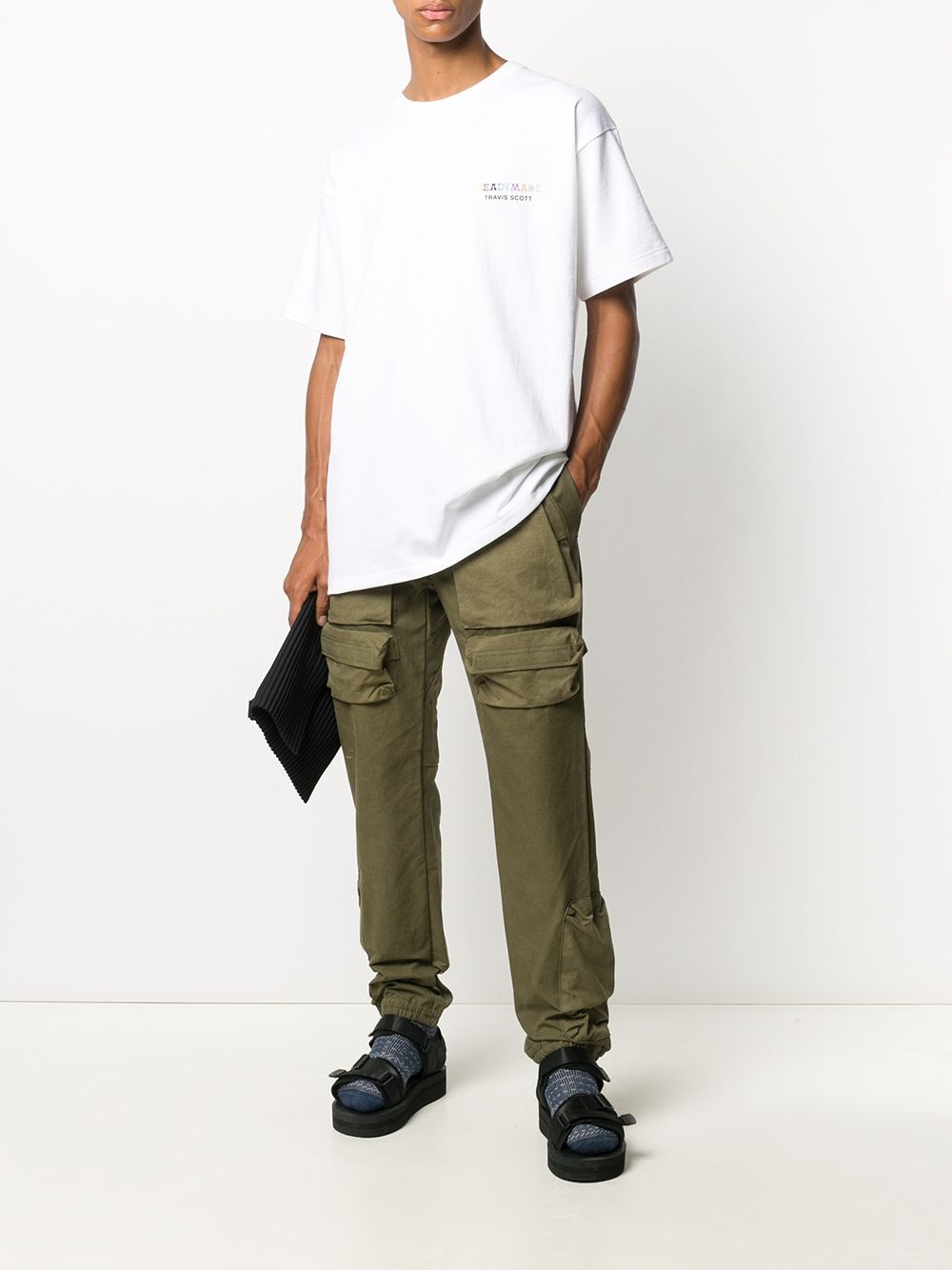 CREW NECK PRINTED LOGO T-SHIRT - 2