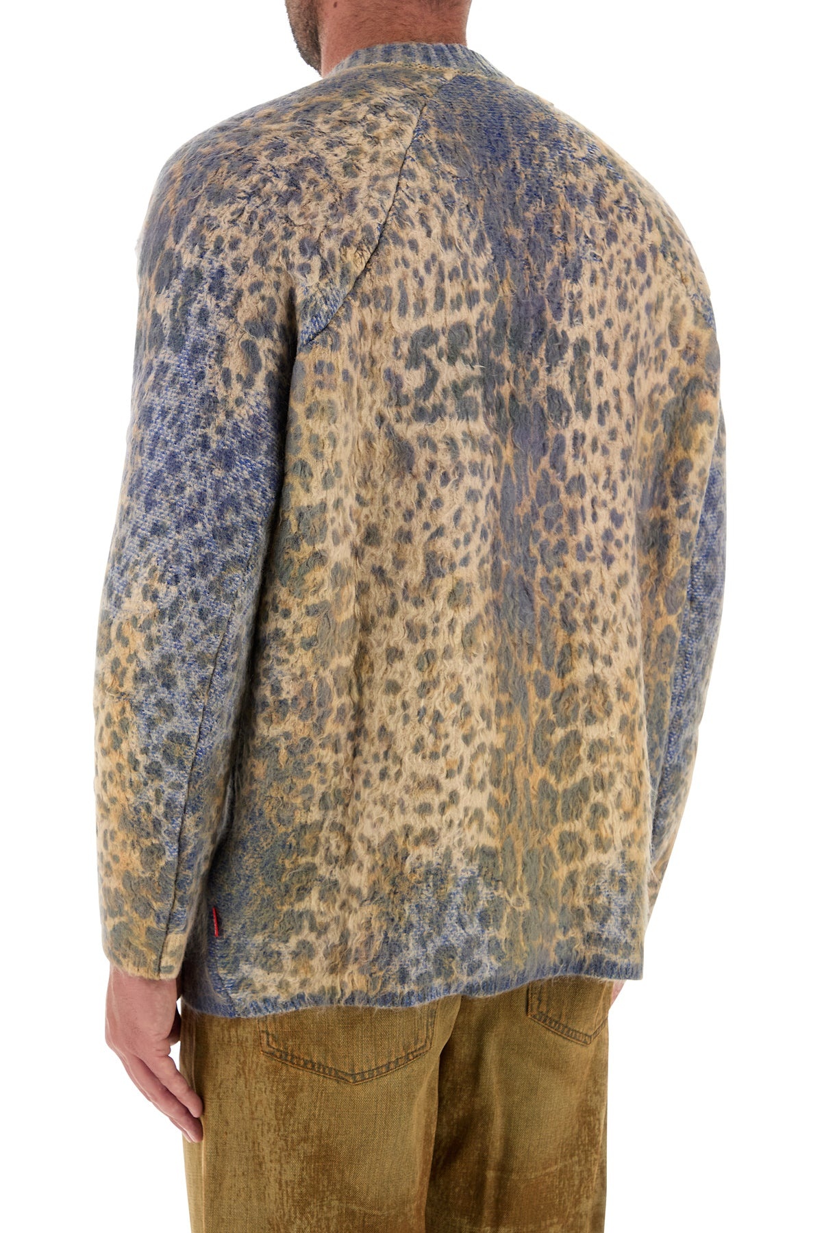 Printed cotton blend cardigan - 4