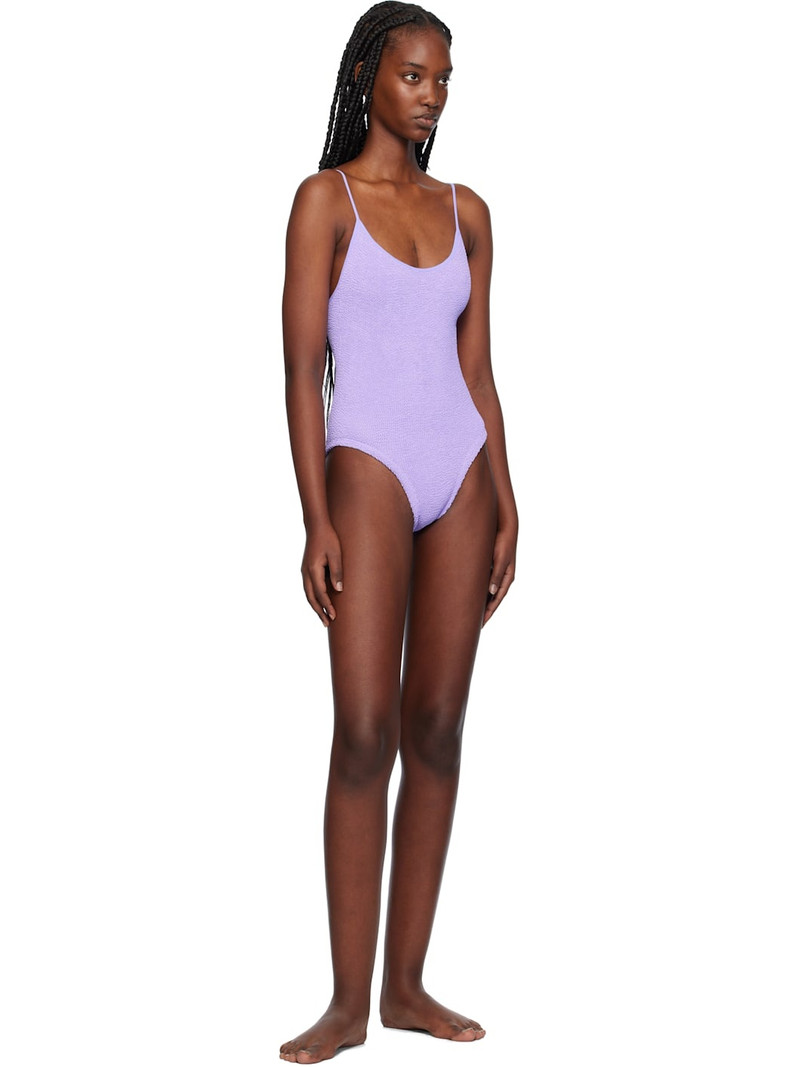 Hunza G Purple Pamela Swimsuit outlook