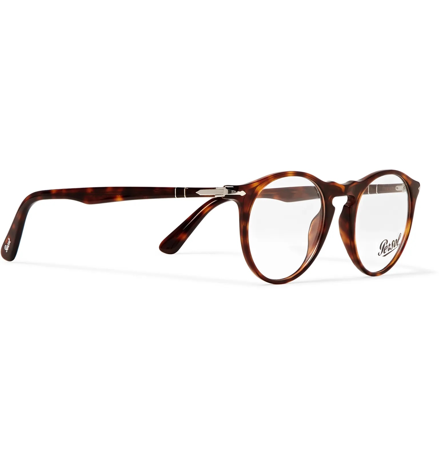 Round-Frame Tortoiseshell Optical Glasses - 2