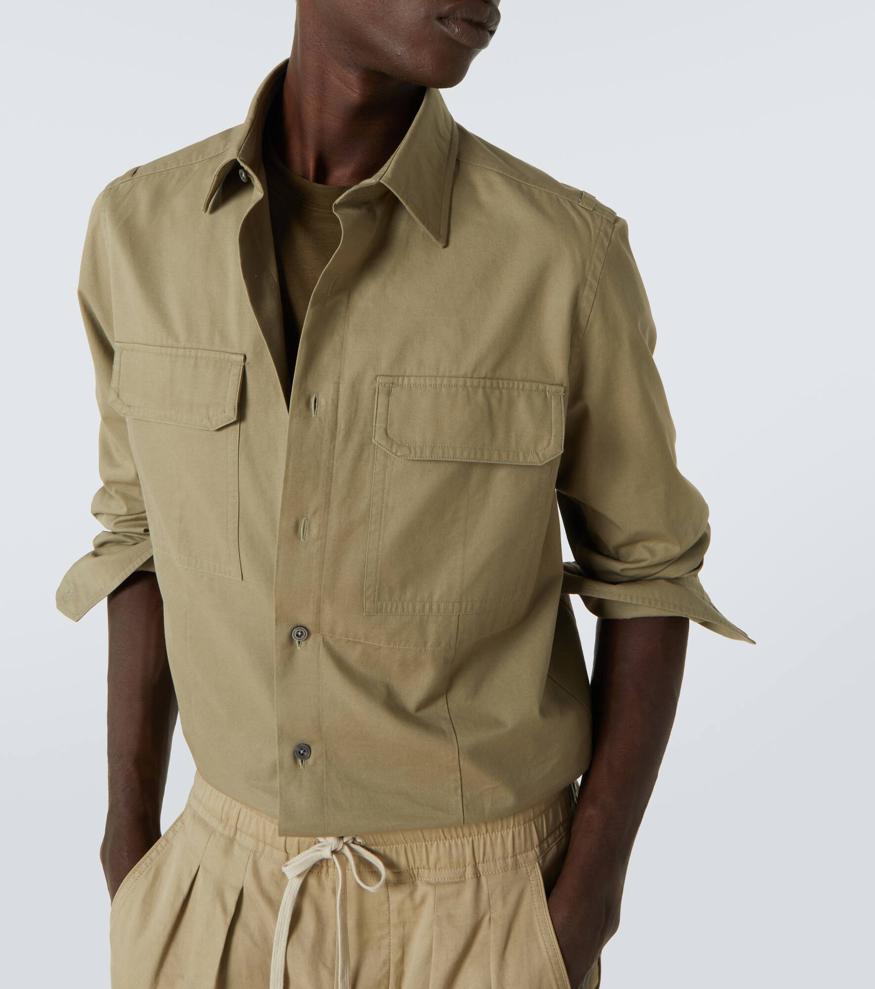 Cotton twill shirt - 5