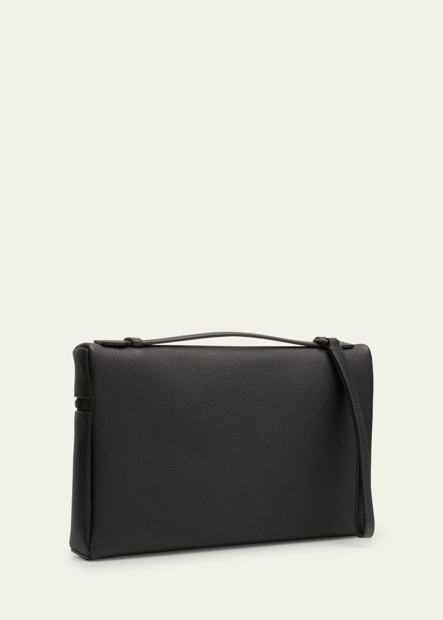 Men's Leather Pouch Bag - 3