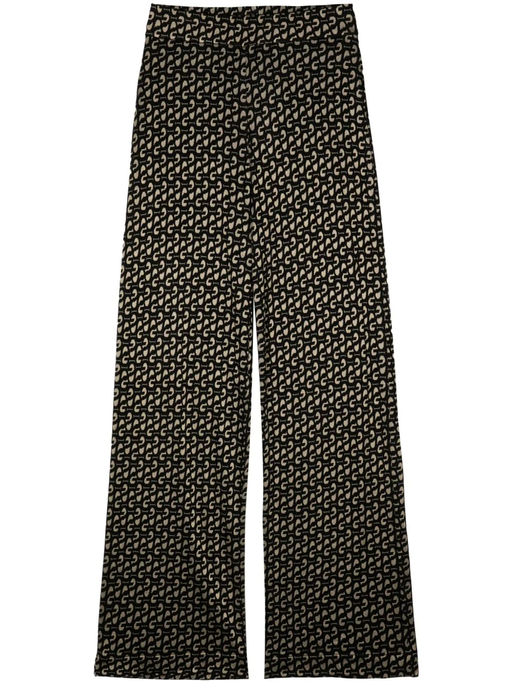 Magic logo-print high-rise trousers - 1