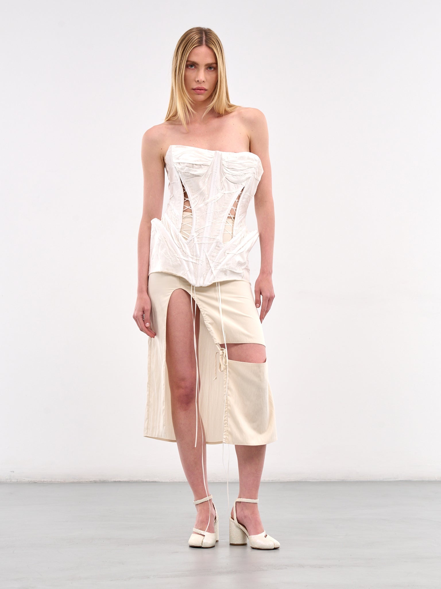 Cut-Out Midi Skirt - 6