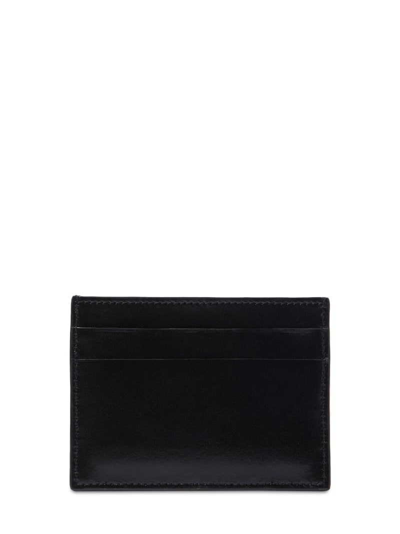 Square leather card holder - 4