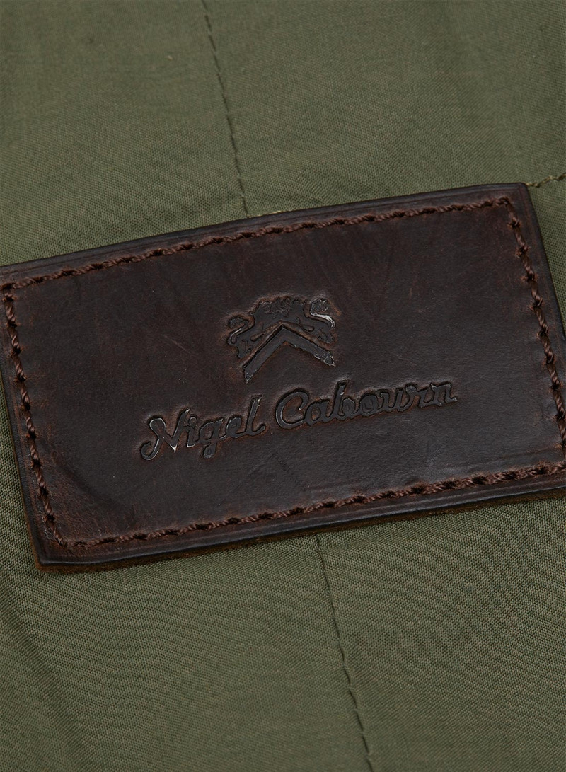 Helmet Bag Mix Cotton Nylon Weather Cloth in Green 7