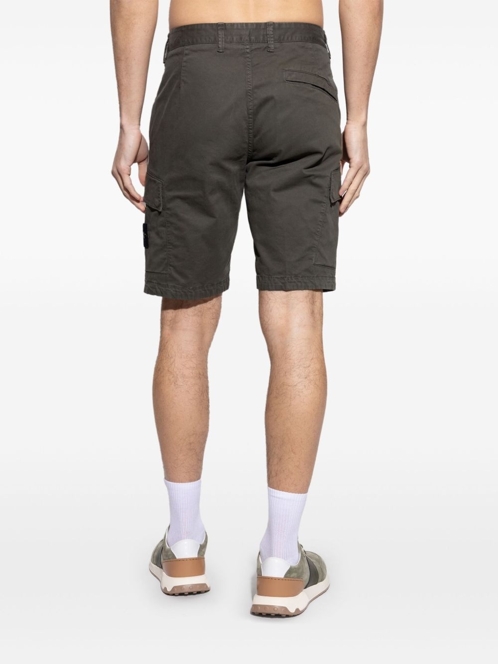 compass-badge bermuda shorts - 4