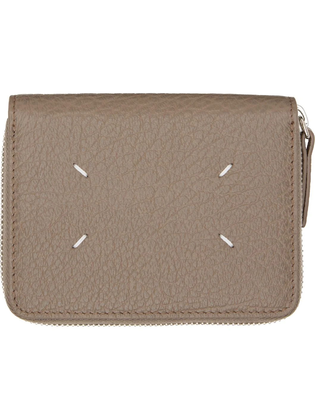 Taupe Zip Wallet - 1