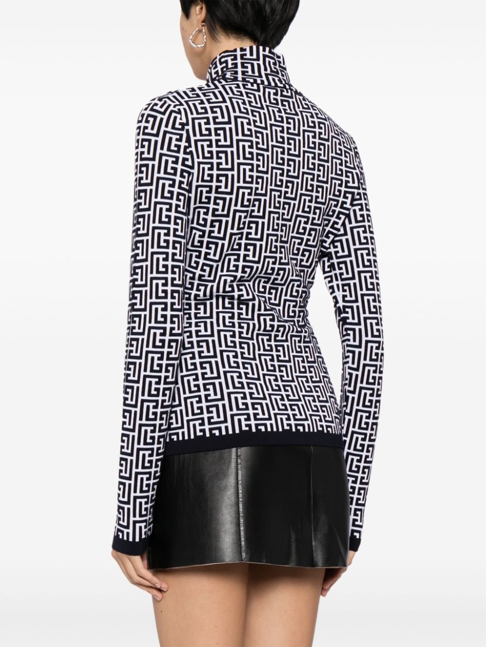 PB Monogram-pattern jumper - 4