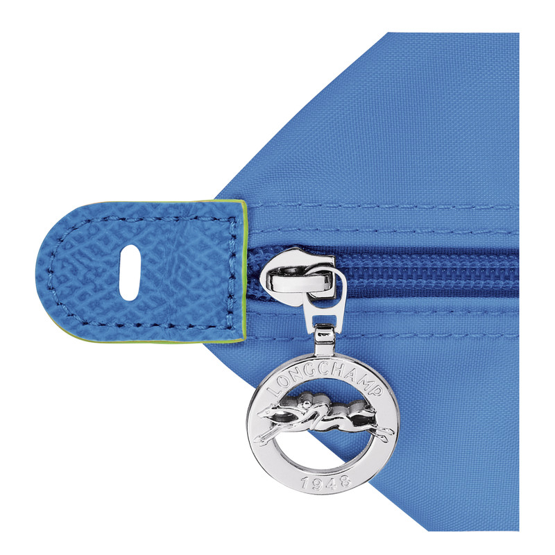 Le Pliage Green M Travel bag Cornflower - Recycled canvas 4