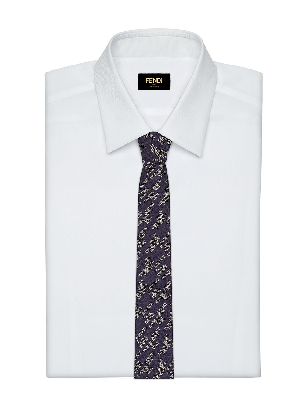 square-pattern tie - 3