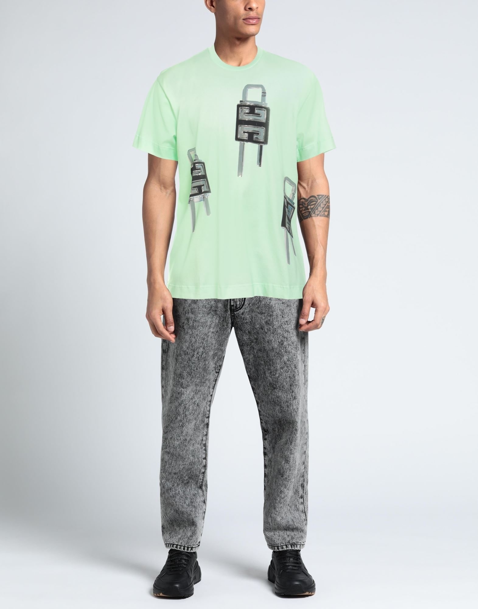 Givenchy 4G LOCK OVERSIZED T-SHIRT IN JERSEY | REVERSIBLE