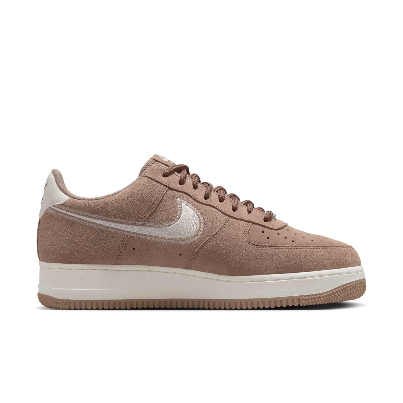 Nike Air Force 1 Low '07 LV8 'Mink Brown Embroidered Swoosh' HJ4465-200 - 2