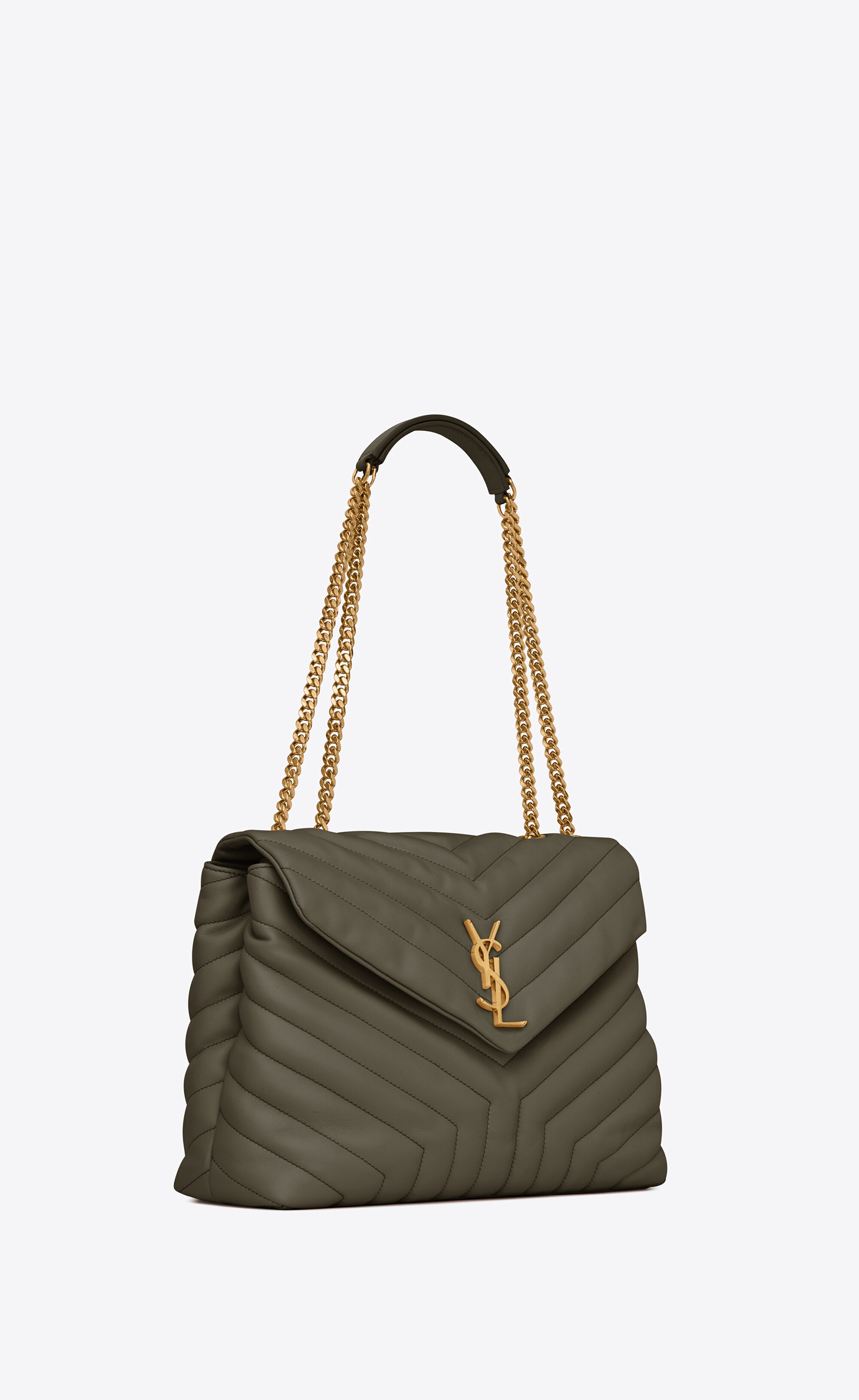 loulou medium bag in matelassé "y" leather - 6