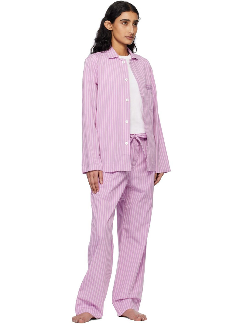 TEKLA Purple & Pink Poplin Pyjama Pants outlook