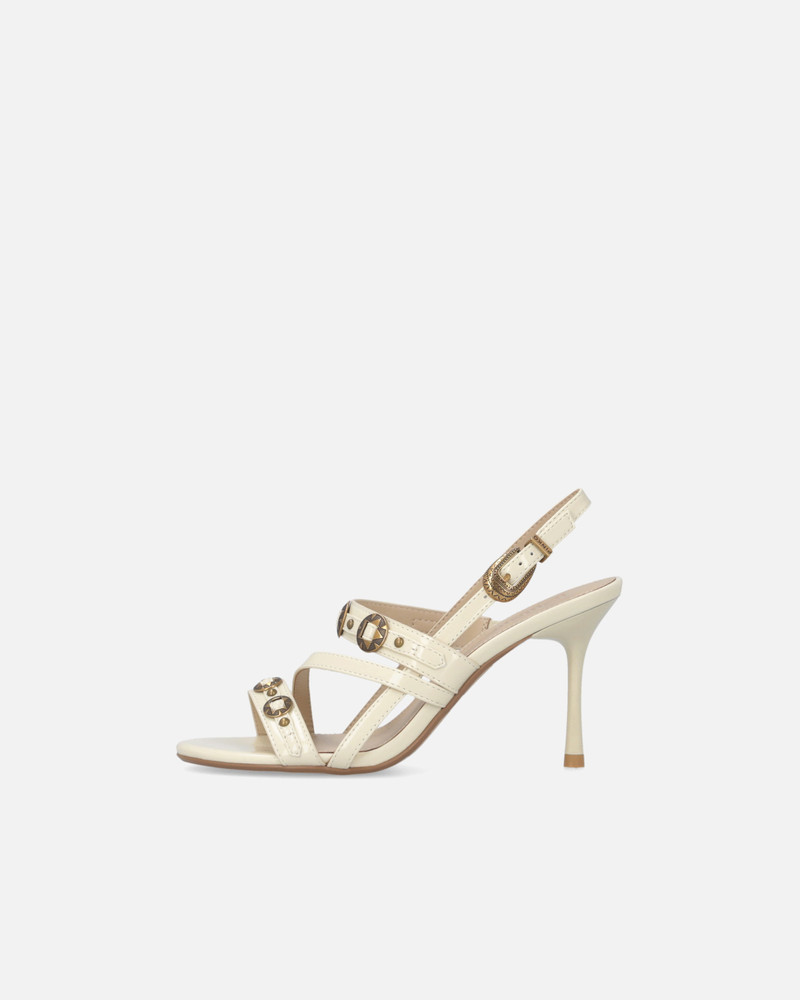 PINKO HIGH SLINGBACK SANDALS WITH STRAPS AND STUDS outlook