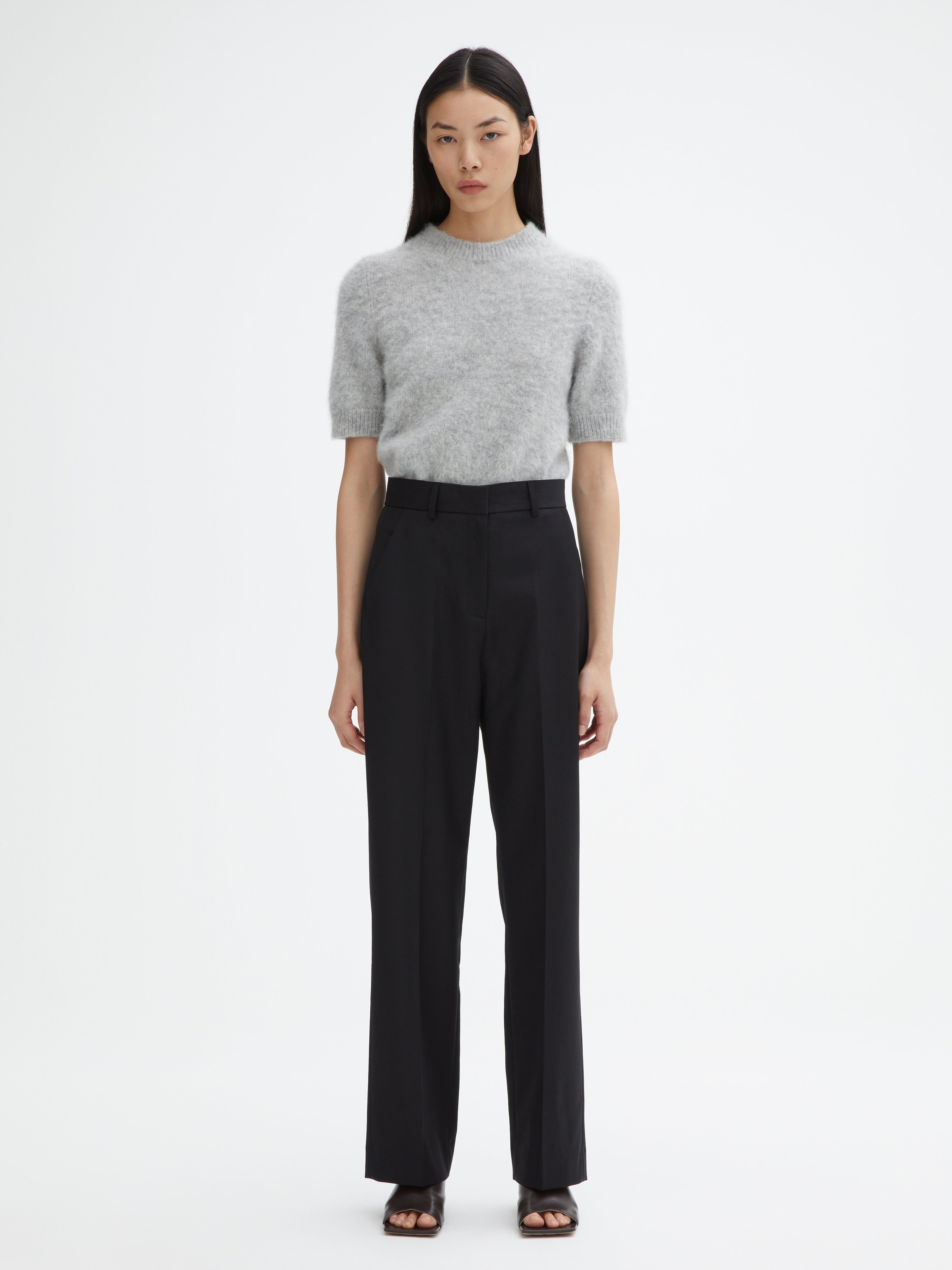Rose Wool Trousers - 1
