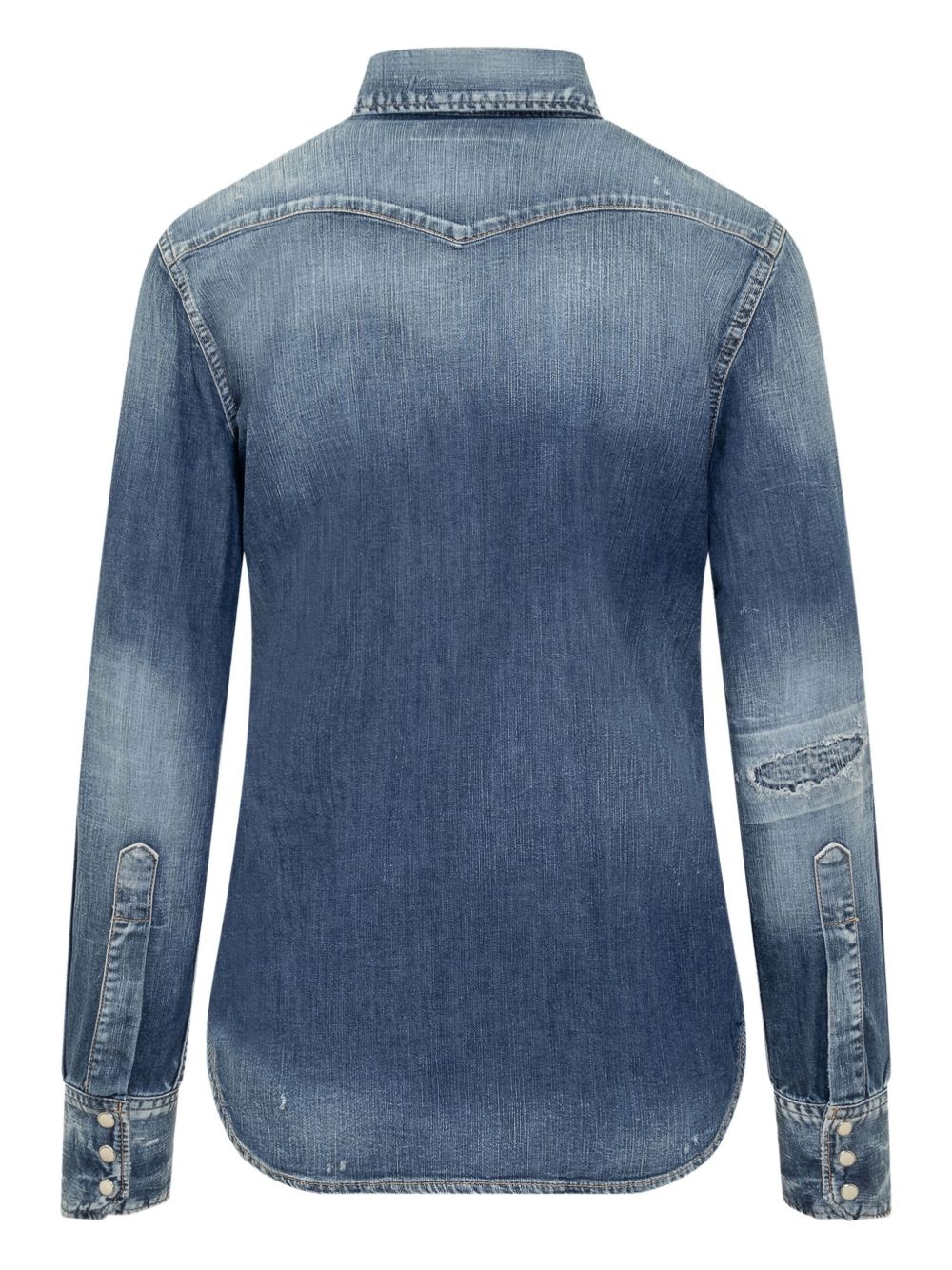 denim western shirt - 2