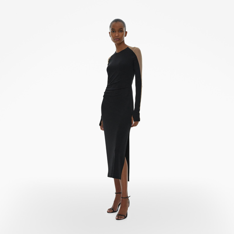 SHEER SLEEVE DRESS 5