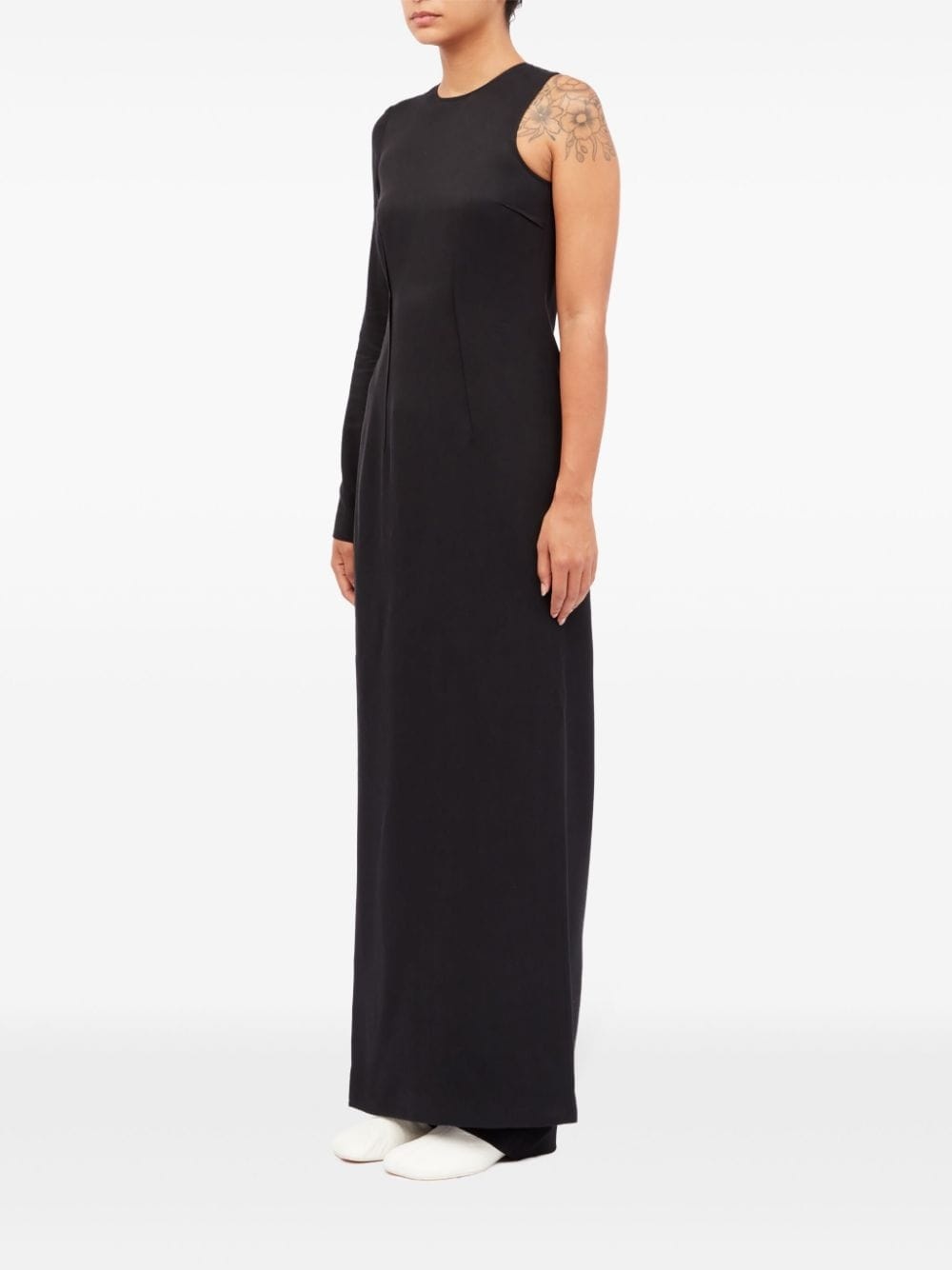 pintucked one-shoulder blouse - 7
