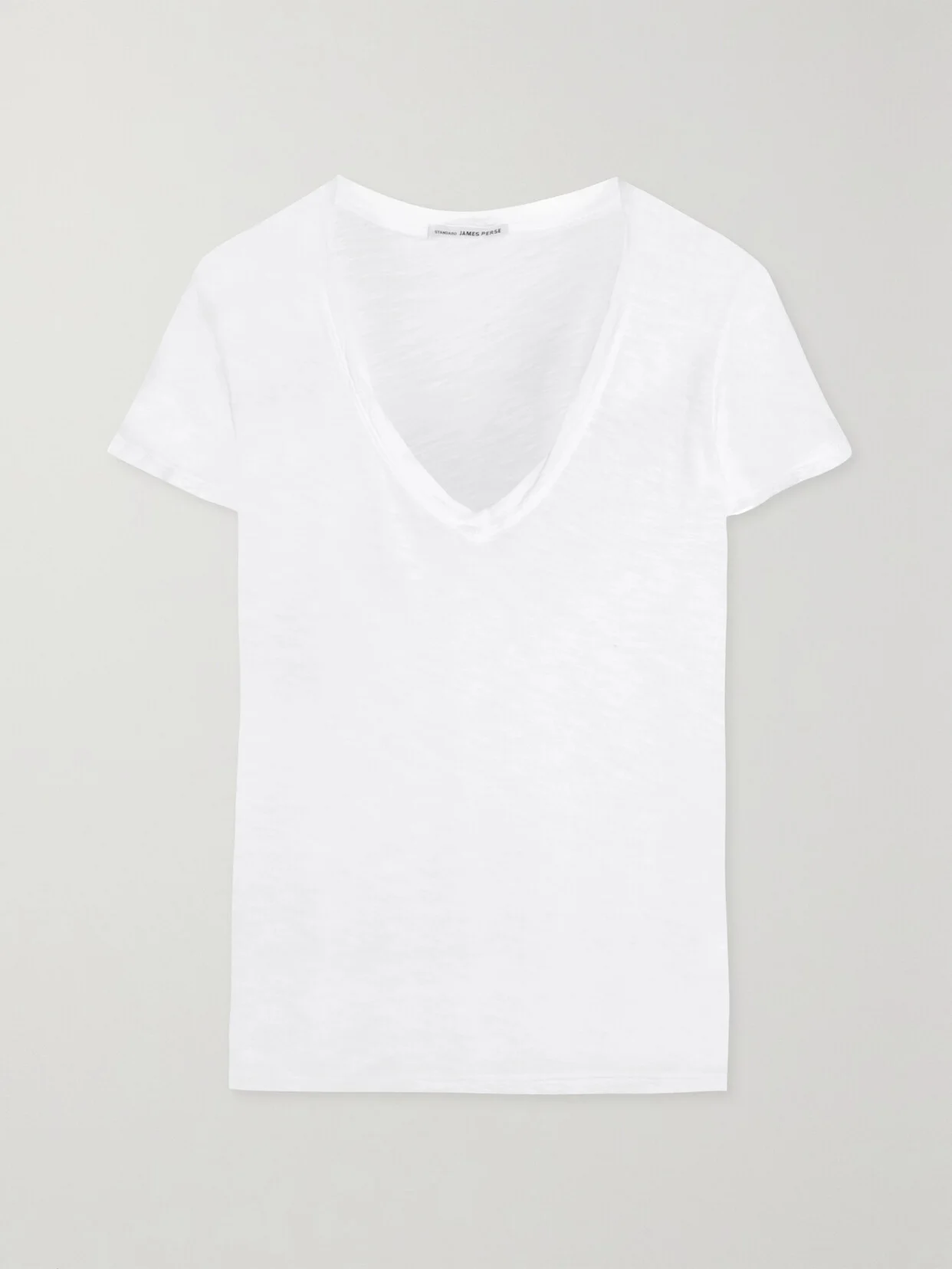 Casual Slub Cotton T-shirt - 1