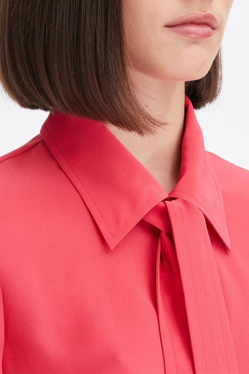 Tie Neck Blouse - 5