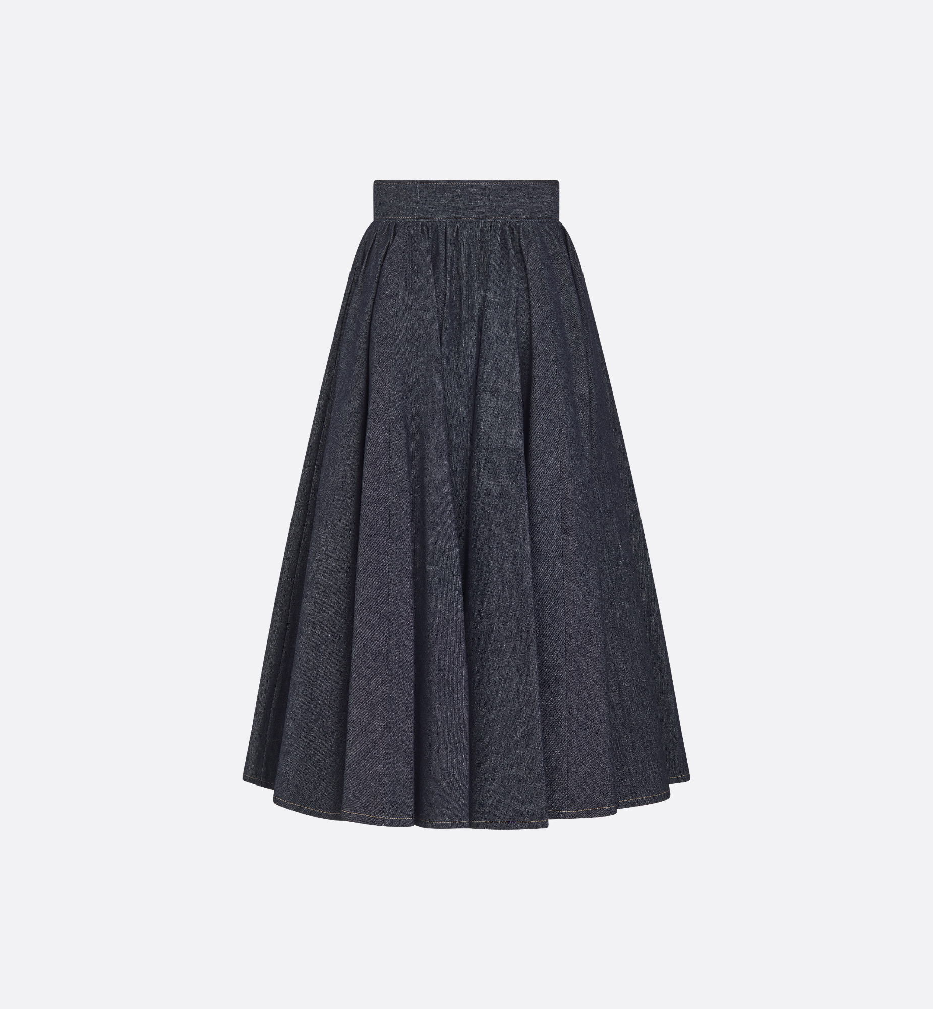 Mid-Length Skirt with Snaps - 2