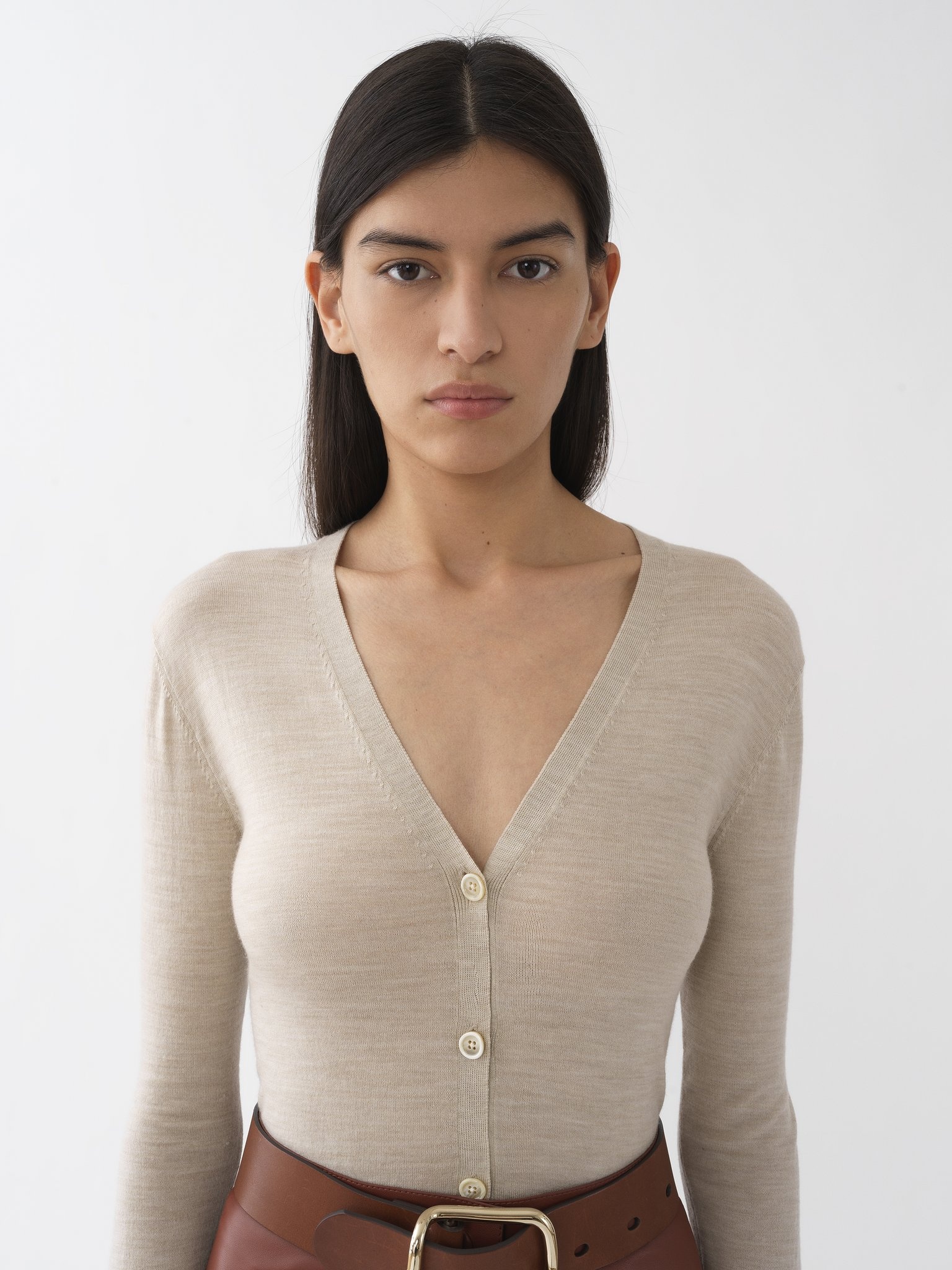 V-NECK CARDIGAN - 2