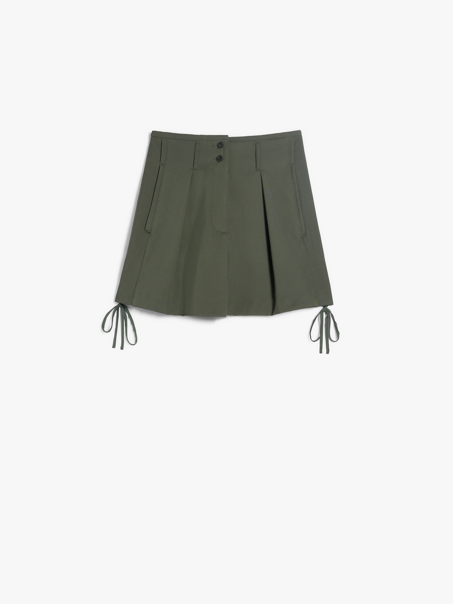 AEREO Wool-blend Bermuda shorts with drawstring - 1