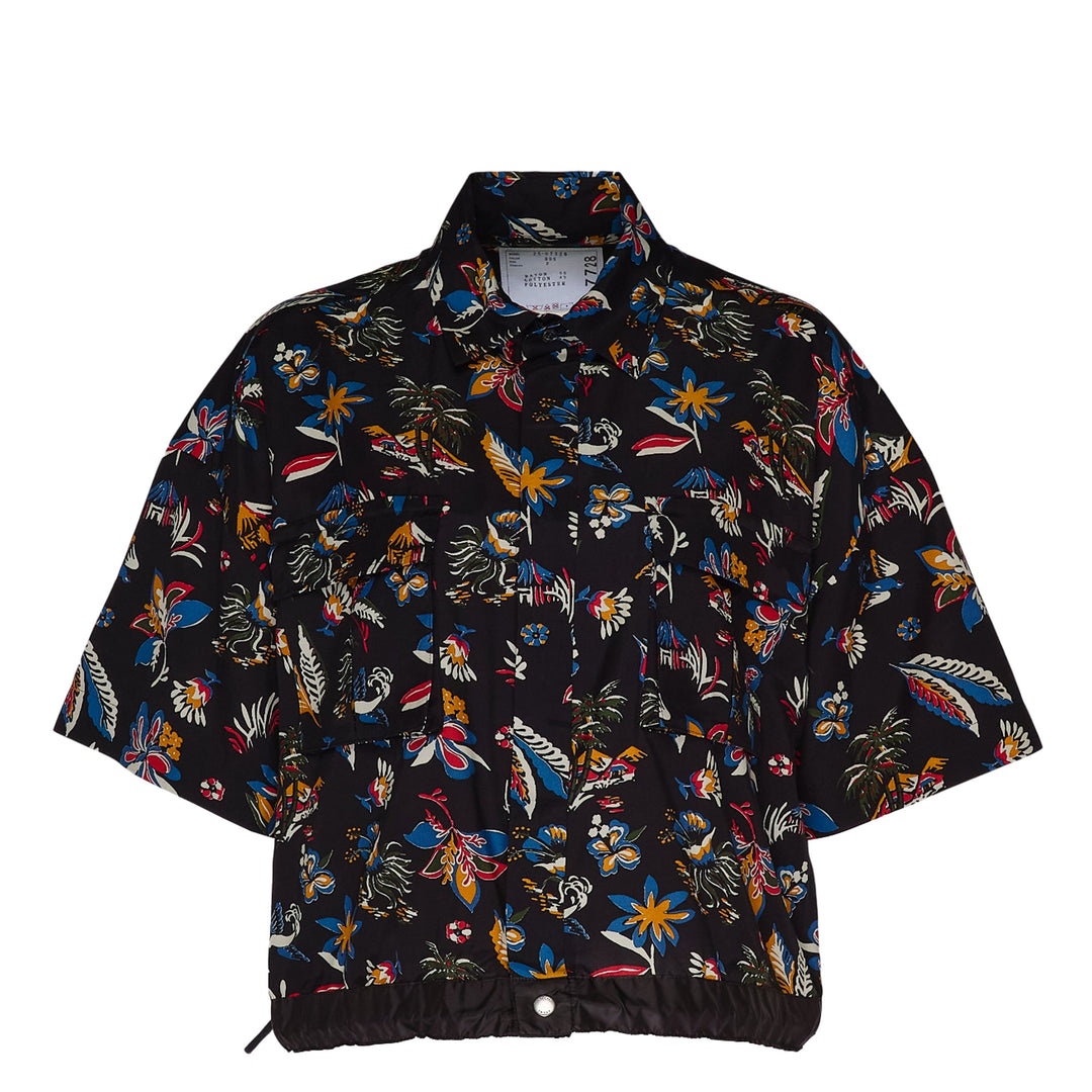 国内より1WEEK【sacai】Car Race / Tropical Print Shirt sacai Car Race Tropical Print Shirt | REVERSIBLE