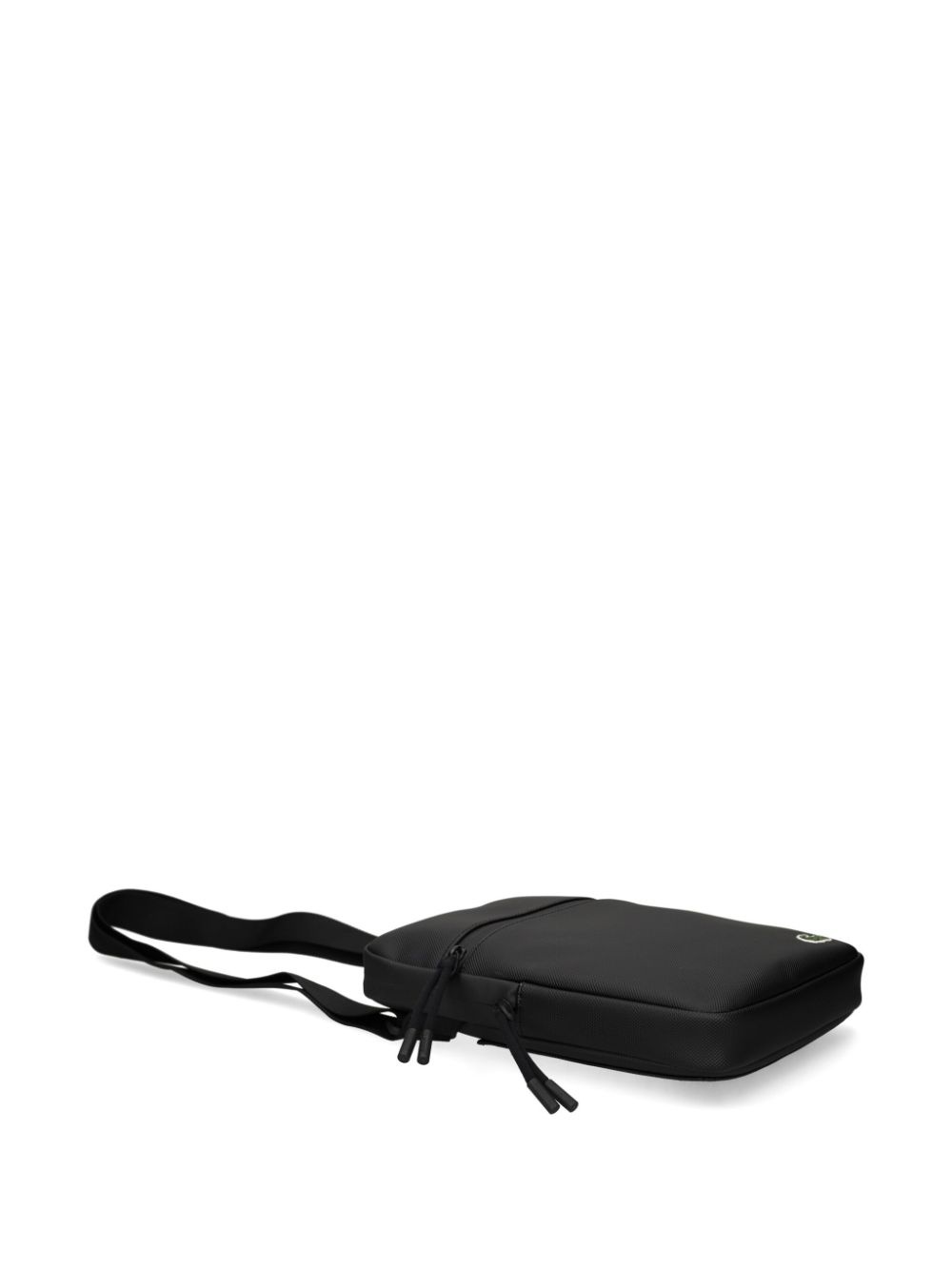 embroidered logo shoulder bag - 4