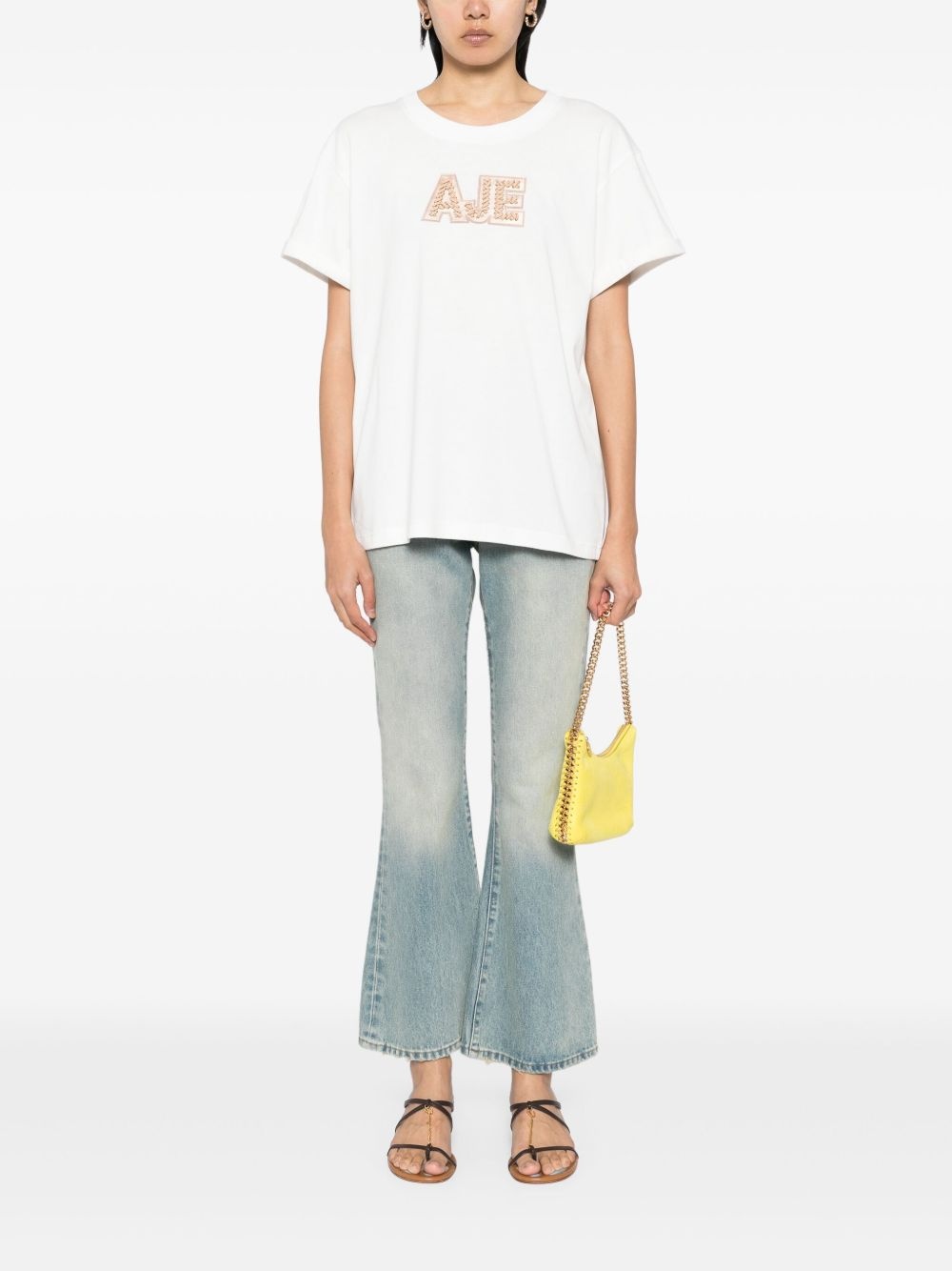 devotion braided logo T-shirt - 2